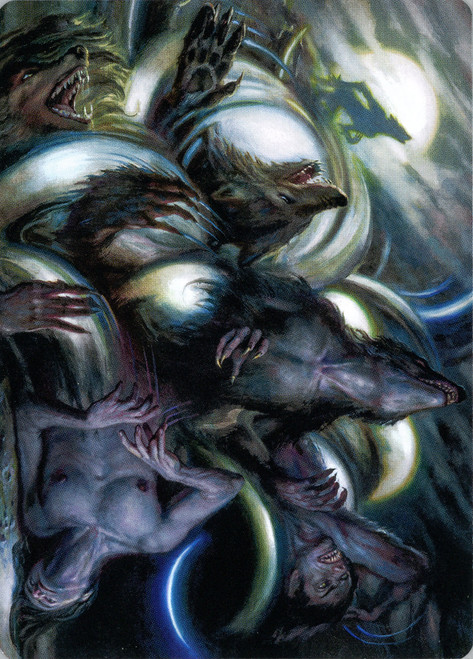 {Lunar Rejection Art Card}\nArt Series\nSingle\nMagic The Gathering