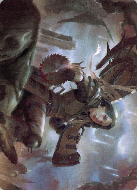{Sawblade Slinger Art Card}\nArt Series\nSingle\nMagic The Gathering
