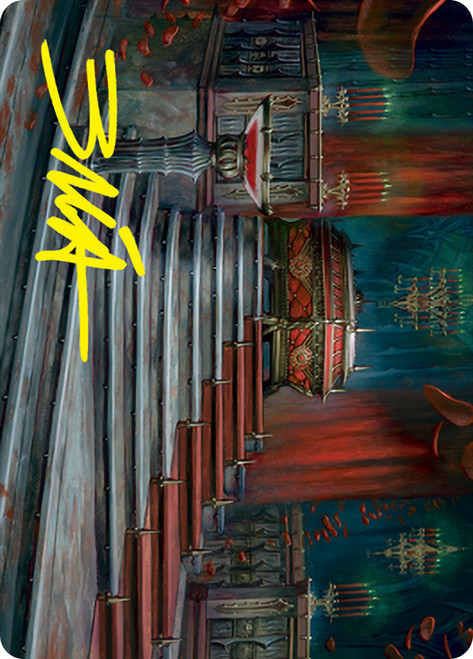 {Edgar Markov's Coffin Art Card} (Signed)\nArt Series\nSingle\nMagic The Gathering