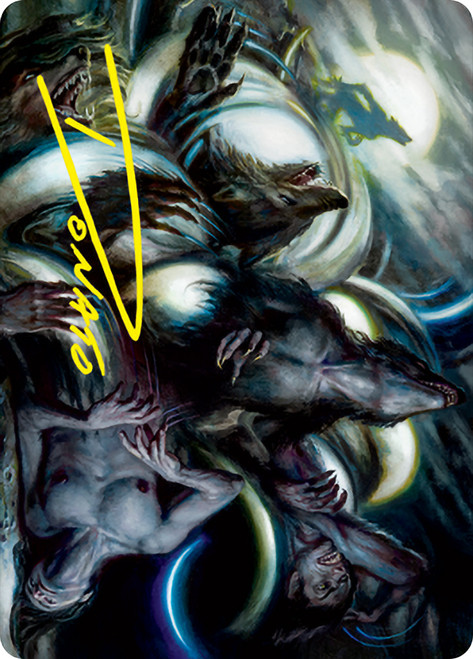 {Lunar Rejection Art Card} (Signed)\nArt Series\nSingle\nMagic The Gathering