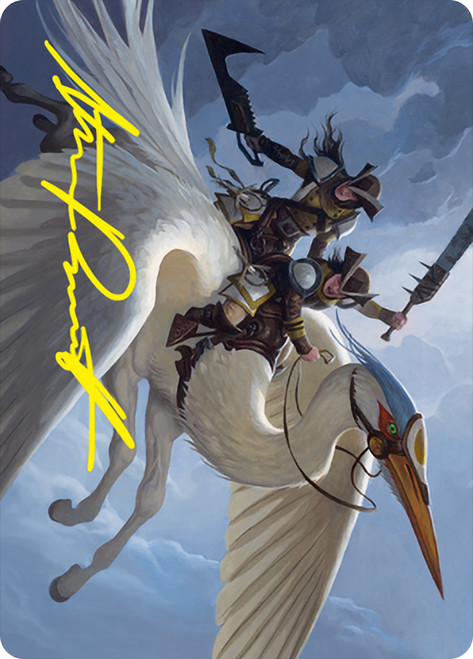 {Gryffwing Cavalry Art Card} (Signed)\nArt Series\nSingle\nMagic The Gathering
