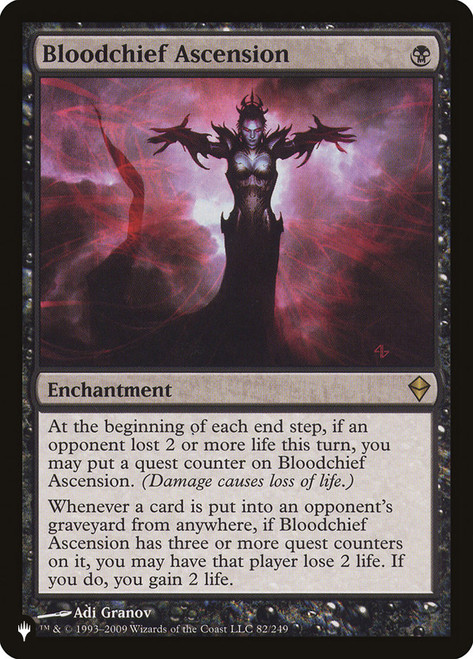 Bloodchief Ascension\nPlaneswalker Symbol Reprints\nSingle\nMagic The Gathering