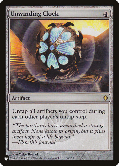 Unwinding Clock\nPlaneswalker Symbol Reprints\nSingle\nMagic The Gathering