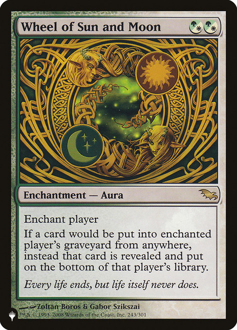 Wheel of Sun and Moon\nPlaneswalker Symbol Reprints\nSingle\nMagic The Gathering