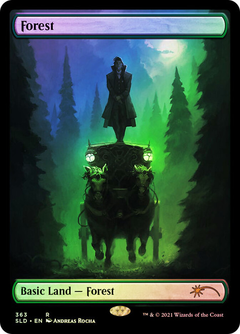 Forest (Secret Lair) (#363) (Full Art)\nPromo: General\nSingle\nMagic The Gathering