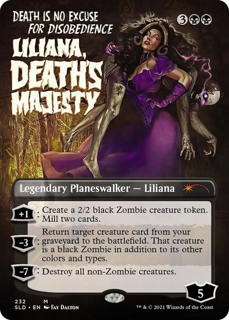 ※11/2まで【MTG】SDCC2017　死の権威、リリアナ Liliana, Death's Majesty (SDCC 2017) | Promo: General | Star