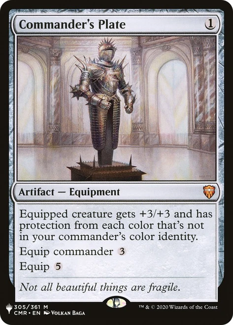 Commander's Plate\nPlaneswalker Symbol Reprints\nSingle\nMagic The Gathering