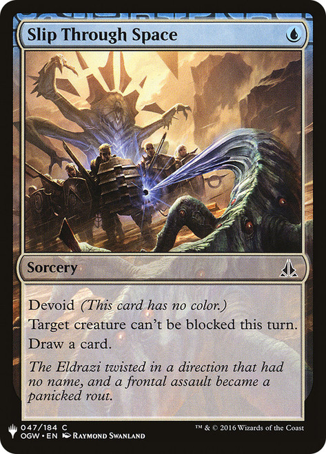 Slip Through Space\nPlaneswalker Symbol Reprints\nSingle\nMagic The Gathering