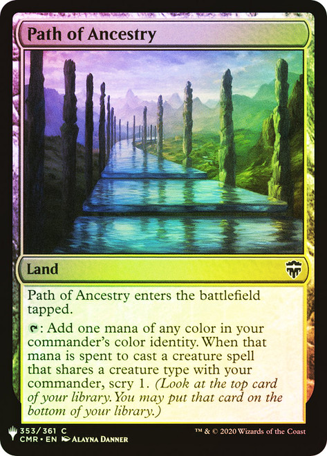 Path of Ancestry (Commander Legends)\nPlaneswalker Symbol Reprints\nSingle\nMagic The Gathering