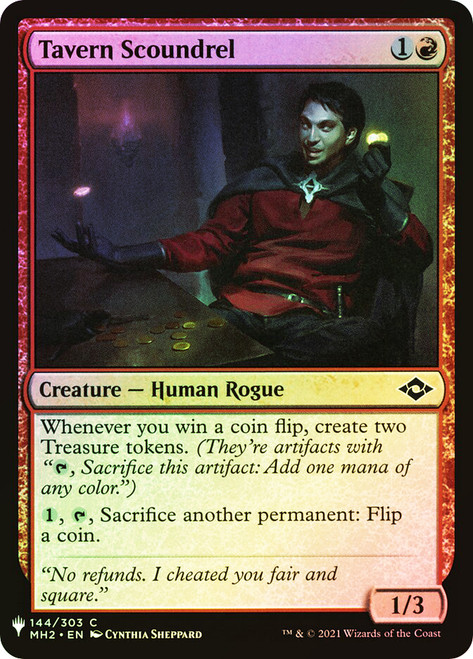 Tavern Scoundrel\nMystery Booster / The List\nSingle\nMagic The Gathering