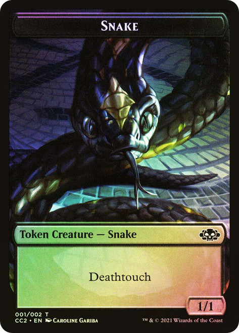 {Snake Token} // {Zombie Token}
Commander Collection: Black
Single
Magic: The Gathering
