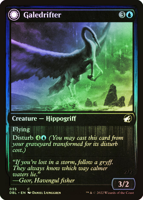 Galedrifter // Waildrifter\nInnistrad: Double Feature\nSingle\nMagic The Gathering