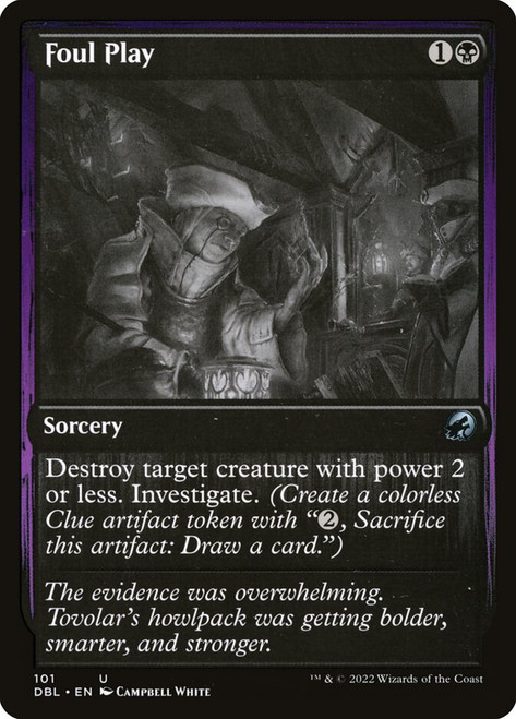 Foul Play\nInnistrad: Double Feature\nSingle\nMagic The Gathering