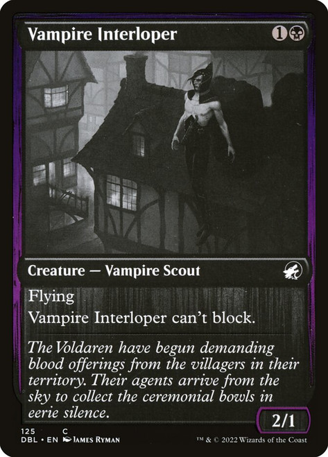 Vampire Interloper\nInnistrad: Double Feature\nSingle\nMagic The Gathering