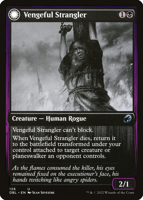 Vengeful Strangler // Strangling Grasp\nInnistrad: Double Feature\nSingle\nMagic The Gathering