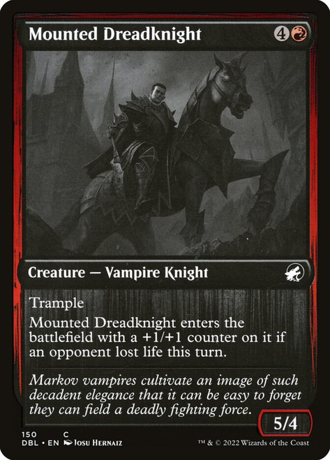 Mounted Dreadknight\nInnistrad: Double Feature\nSingle\nMagic The Gathering