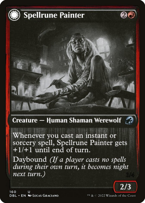 Spellrune Painter // Spellrune Howler\nInnistrad: Double Feature\nSingle\nMagic The Gathering