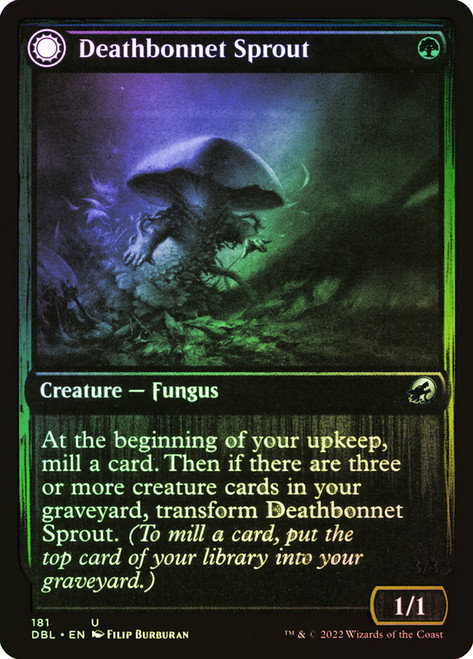 Deathbonnet Sprout // Deathbonnet Hulk\nInnistrad: Double Feature\nSingle\nMagic The Gathering