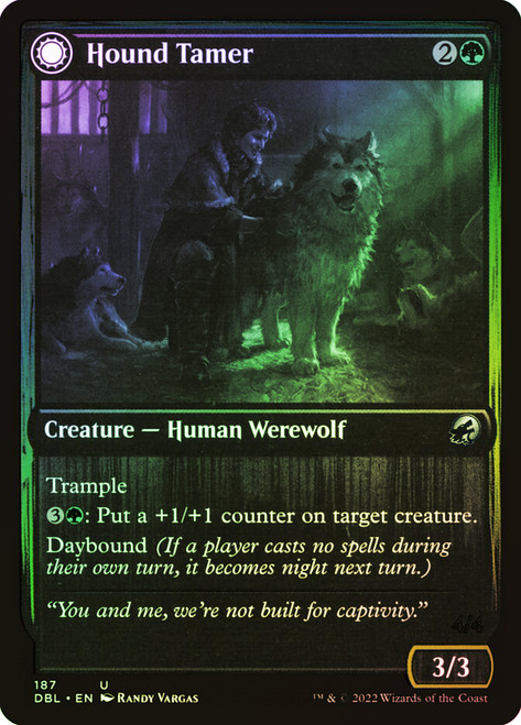 Hound Tamer // Untamed Pup\nInnistrad: Double Feature\nSingle\nMagic The Gathering
