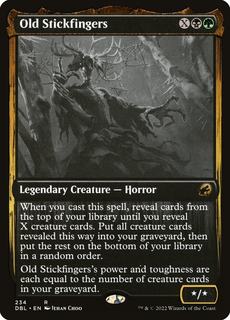 Old Stickfingers\nInnistrad: Double Feature\nSingle\nMagic The Gathering