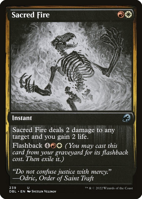 Sacred Fire\nInnistrad: Double Feature\nSingle\nMagic The Gathering