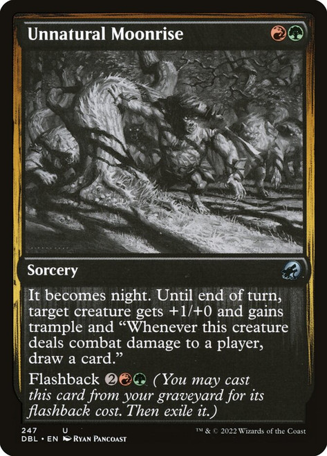 Unnatural Moonrise\nInnistrad: Double Feature\nSingle\nMagic The Gathering