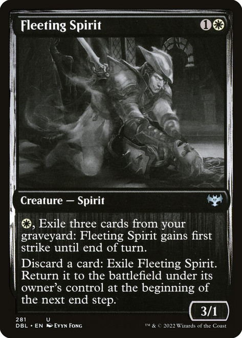 Fleeting Spirit\nInnistrad: Double Feature\nSingle\nMagic The Gathering