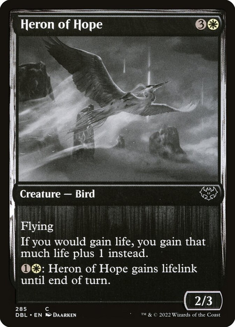 Heron of Hope\nInnistrad: Double Feature\nSingle\nMagic The Gathering