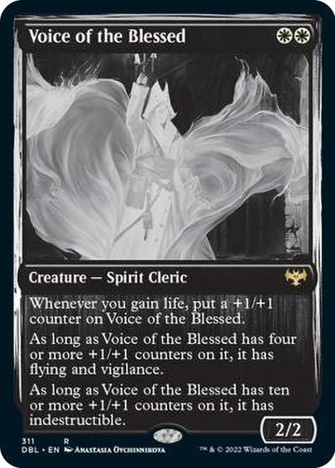 Voice of the Blessed\nInnistrad: Double Feature\nSingle\nMagic The Gathering