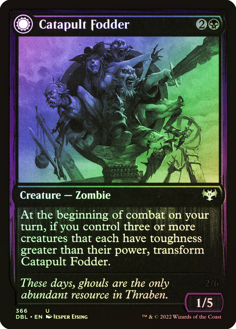 Catapult Fodder // Catapult Captain\nInnistrad: Double Feature\nSingle\nMagic The Gathering