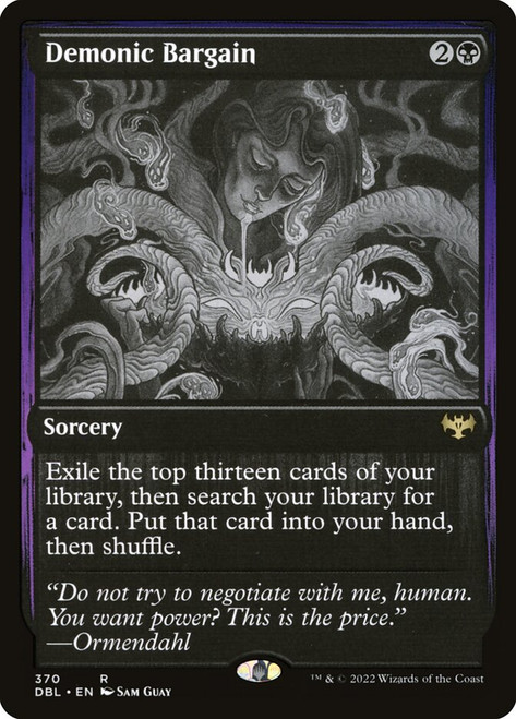 Demonic Bargain\nInnistrad: Double Feature\nSingle\nMagic The Gathering