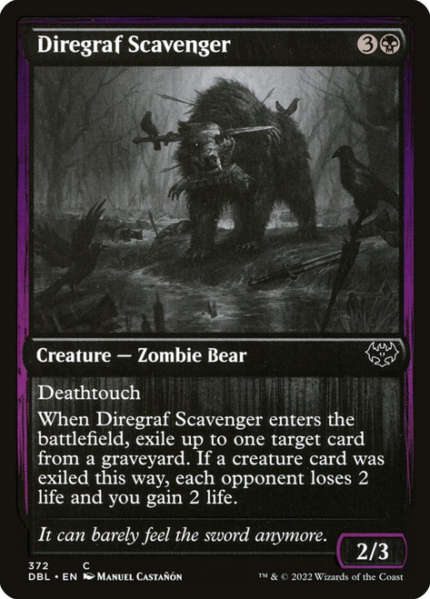 Diregraf Scavenger\nInnistrad: Double Feature\nSingle\nMagic The Gathering