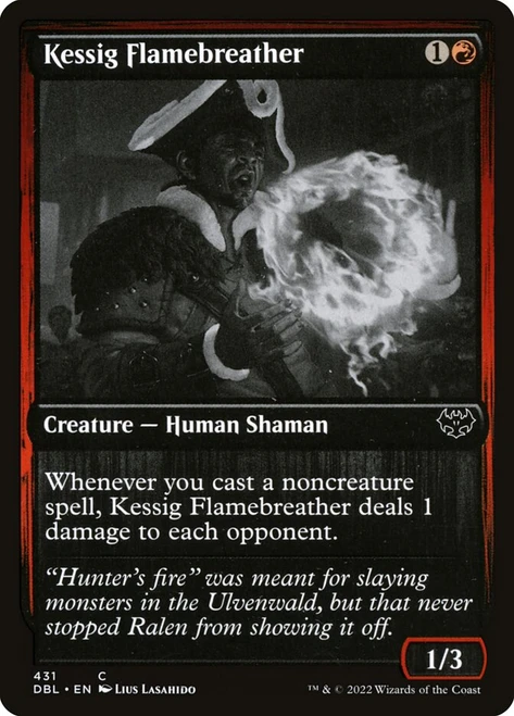 Kessig Flamebreather\nInnistrad: Double Feature\nSingle\nMagic The Gathering