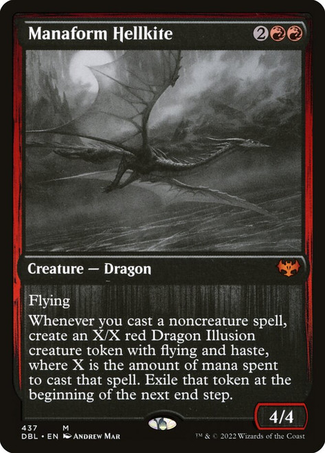 Manaform Hellkite\nInnistrad: Double Feature\nSingle\nMagic The Gathering