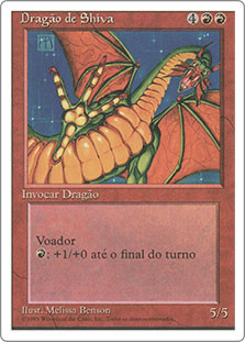 Shivan Dragon
4th Edition - Portuguese
Single
Magic The Gathering