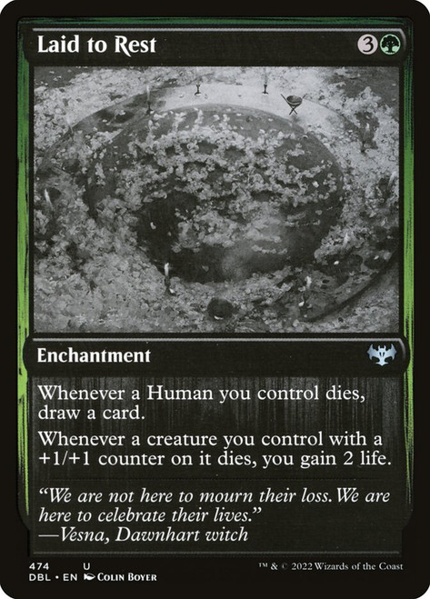Laid to Rest\nInnistrad: Double Feature\nSingle\nMagic The Gathering