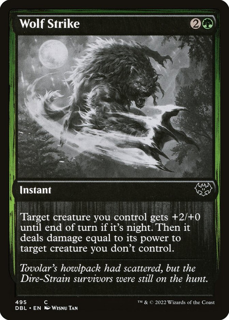 Wolf Strike\nInnistrad: Double Feature\nSingle\nMagic The Gathering