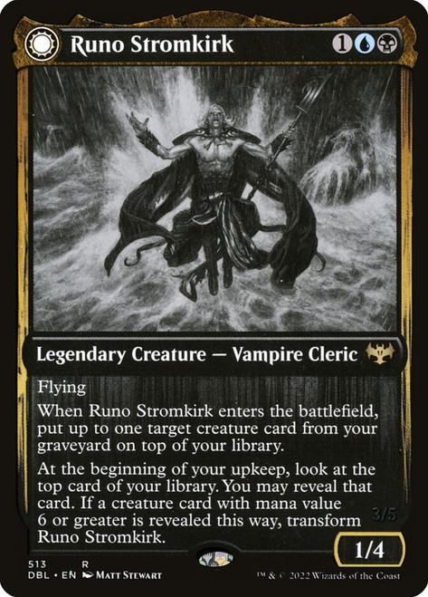 Runo Stromkirk // Krothuss, Lord of the Deep\nInnistrad: Double Feature\nSingle\nMagic The Gathering