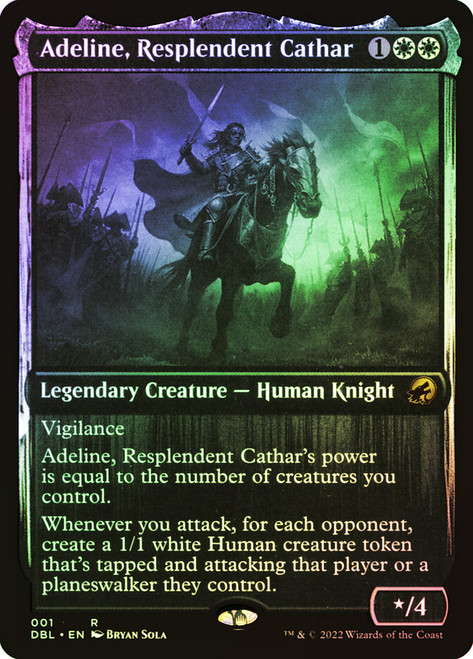 Adeline, Resplendent Cathar\nInnistrad: Double Feature\nSingle\nMagic The Gathering