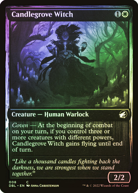 Candlegrove Witch\nInnistrad: Double Feature\nSingle\nMagic The Gathering