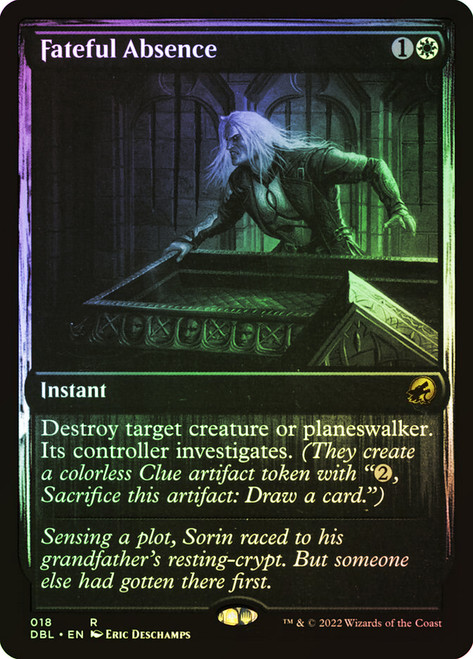 Fateful Absence\nInnistrad: Double Feature\nSingle\nMagic The Gathering