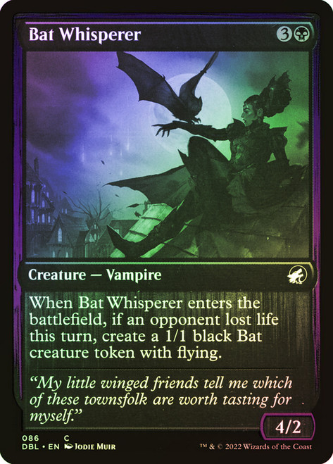 Bat Whisperer\nInnistrad: Double Feature\nSingle\nMagic The Gathering