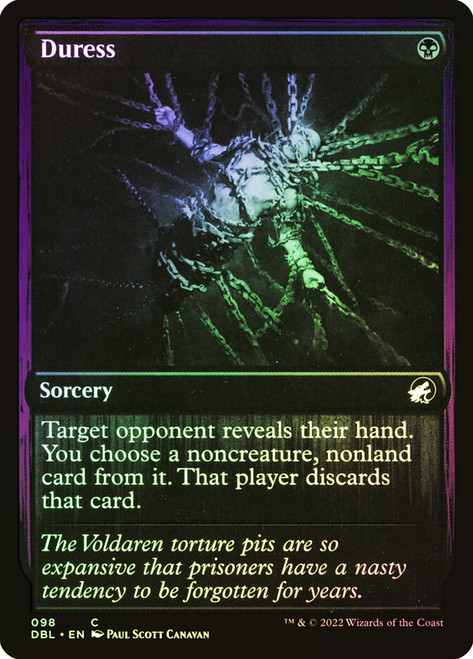 Duress\nInnistrad: Double Feature\nSingle\nMagic The Gathering