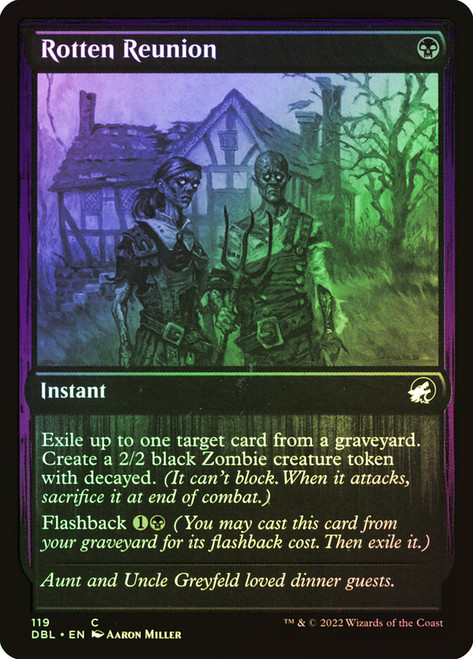 Rotten Reunion\nInnistrad: Double Feature\nSingle\nMagic The Gathering