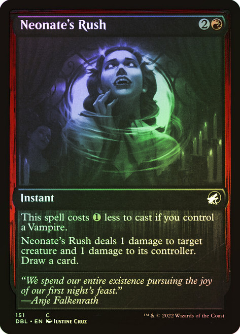 Neonate's Rush\nInnistrad: Double Feature\nSingle\nMagic The Gathering