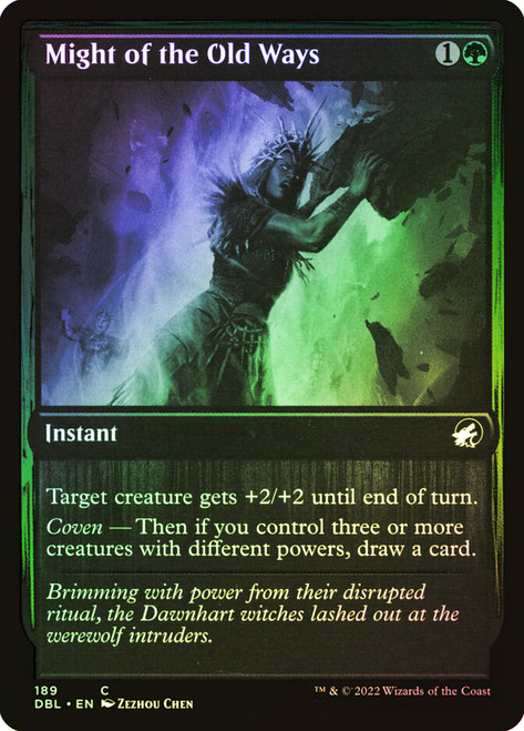 Might of the Old Ways\nInnistrad: Double Feature\nSingle\nMagic The Gathering