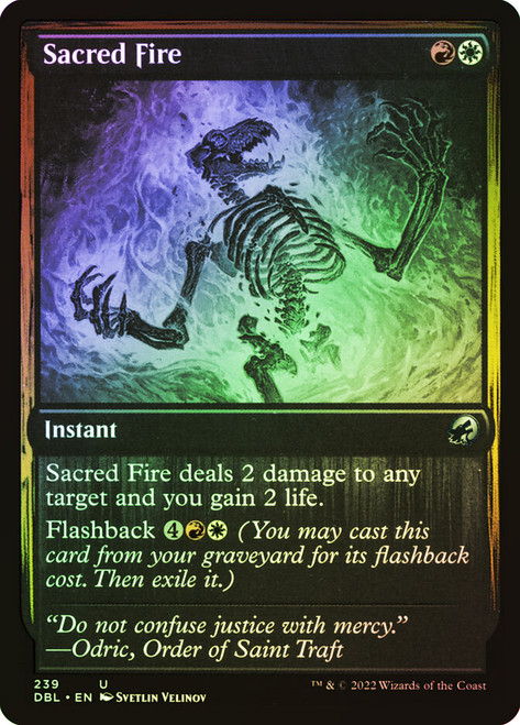 Sacred Fire\nInnistrad: Double Feature\nSingle\nMagic The Gathering