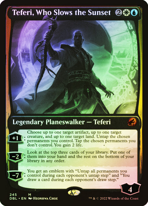 Teferi, Who Slows the Sunset\nInnistrad: Double Feature\nSingle\nMagic The Gathering