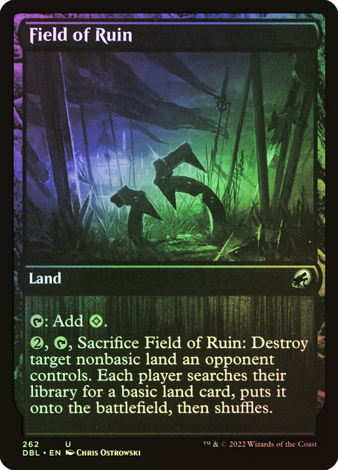 Field of Ruin\nInnistrad: Double Feature\nSingle\nMagic The Gathering