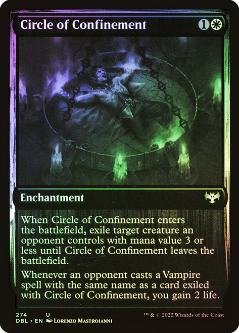 Circle of Confinement\nInnistrad: Double Feature\nSingle\nMagic The Gathering